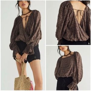 Kylie Reversible Blouse- Free People